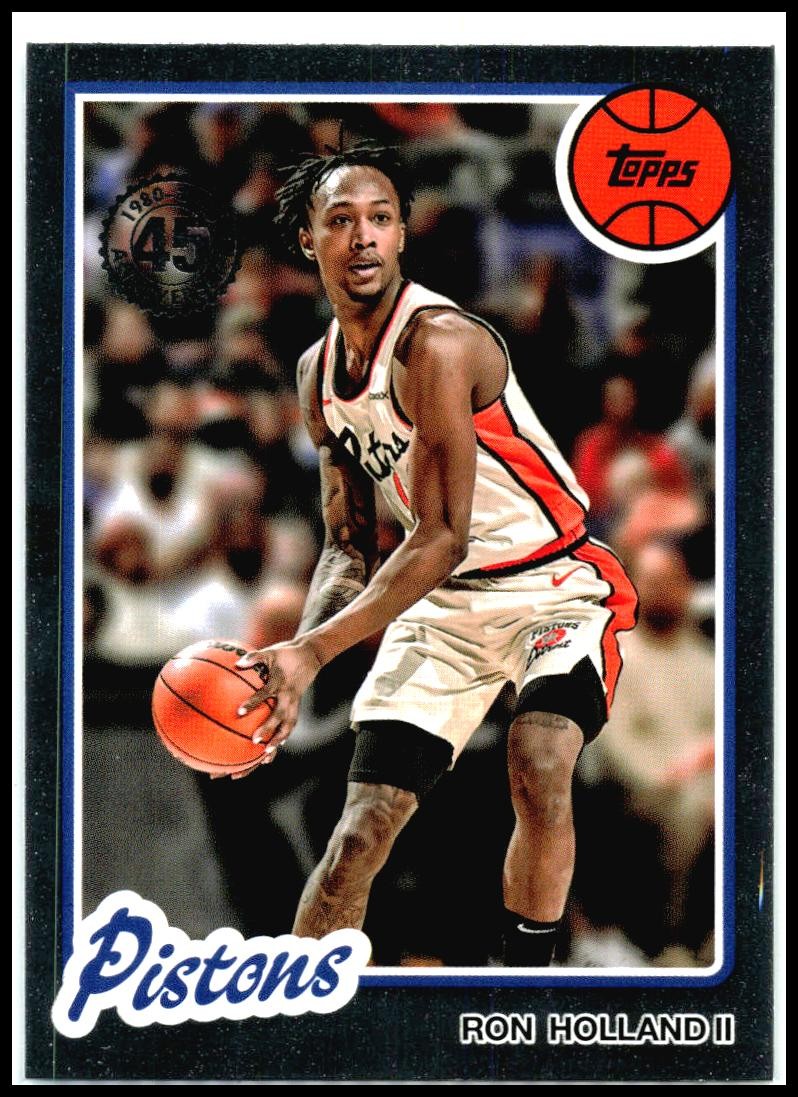 2025-26 Topps 1980-81 Topps Basketball #80BK-39 Ron Holland II Detroit Pistons
