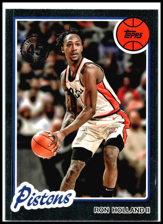 2025-26 Topps 1980-81 Topps Basketball #80BK-39 Ron Holland II Detroit Pistons