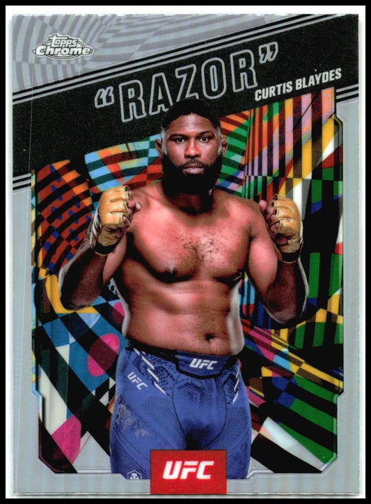 2025 Topps Chrome UFC AKA Razor #AKA-11 Curtis Blaydes