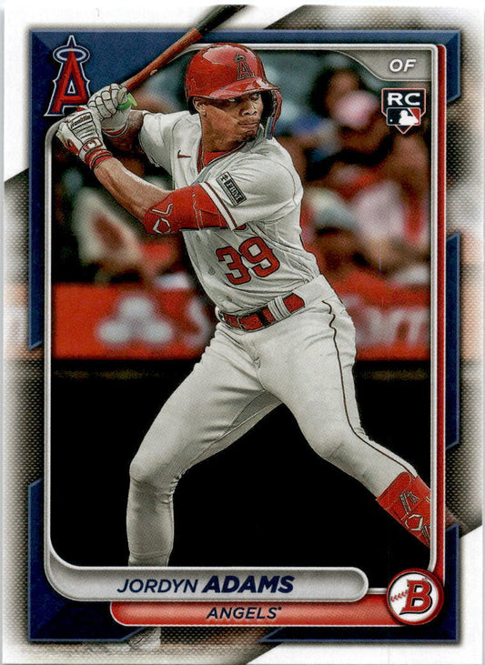 2024 Bowman #27 Jordyn Adams Rookie Los Angeles Angels