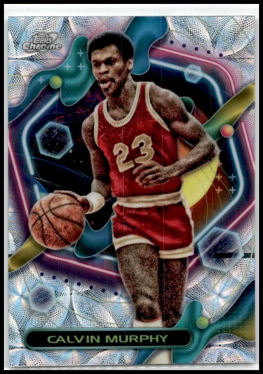 2023-24 Topps Chrome Cosmic Nucleus Refractors #146 Calvin Murphy Rockets