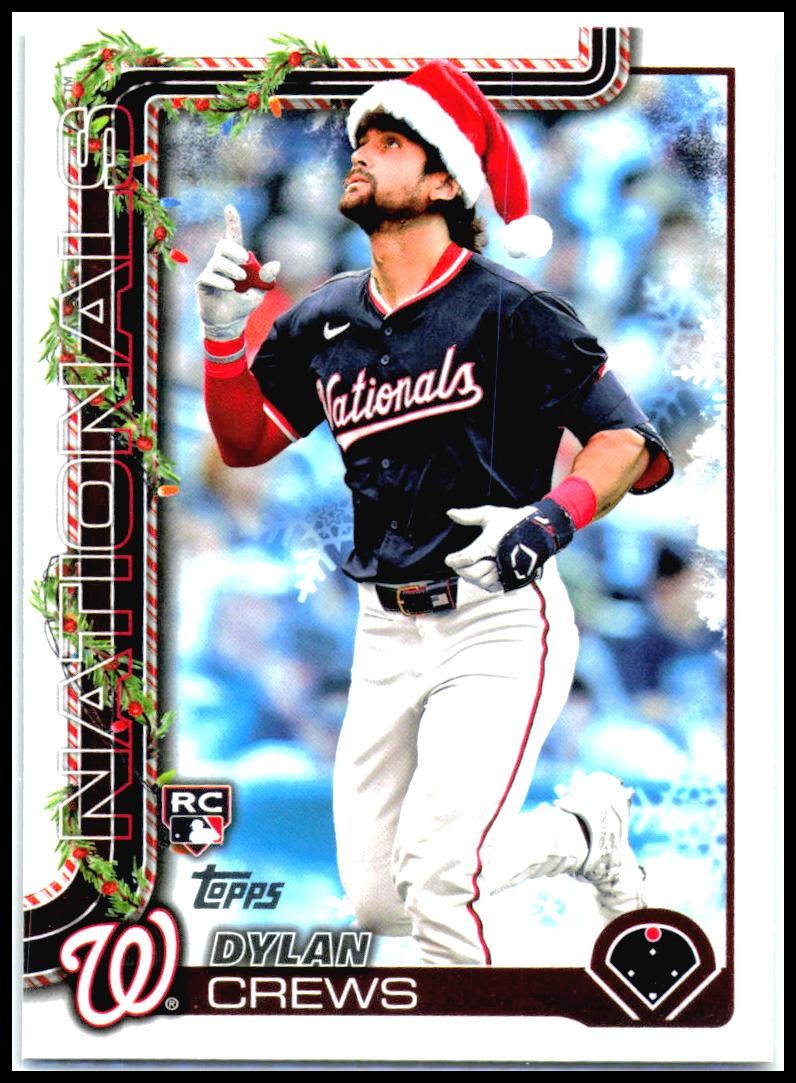 2025 Topps Holiday #H46b Dylan Crews Washington Nationals
