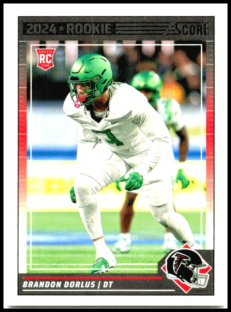 2024 Score #346 Brandon Dorlus Rookie Atlanta Falcons