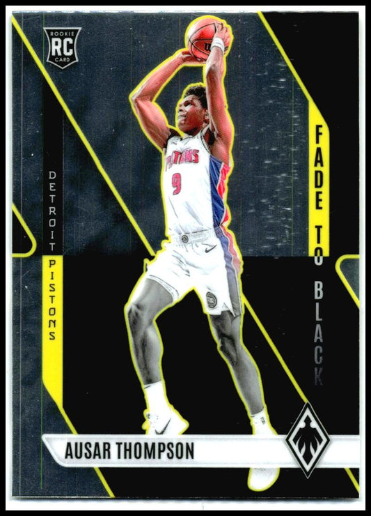 2023-24 Panini Phoenix Fade To Black #9 Ausar Thompson Detroit Pistons