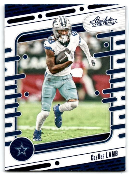 2024 Panini Absolute Blue #27 CeeDee Lamb Dallas Cowboys