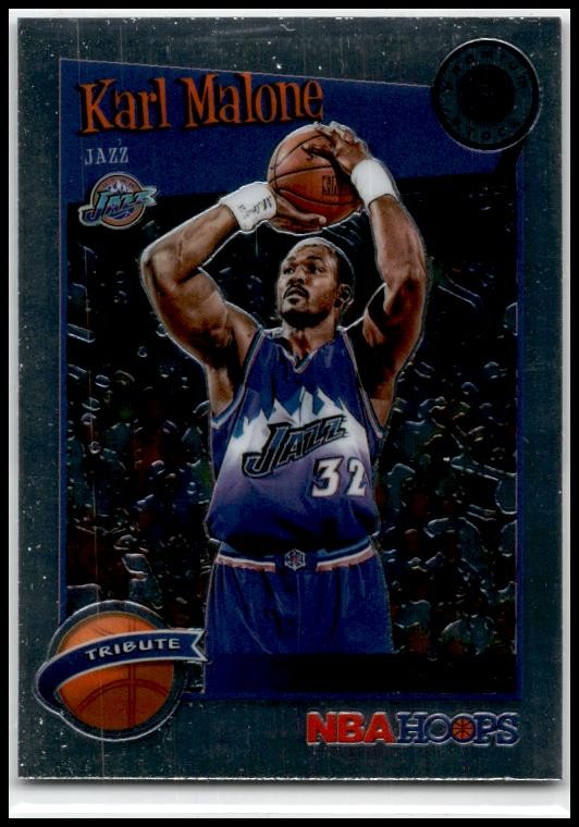 2019-20 Hoops Premium Stock #286 Karl Malone Utah Jazz