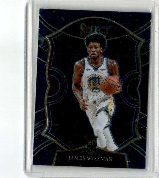2020 Panini Select Blue #62 James Wiseman Golden State Warriors