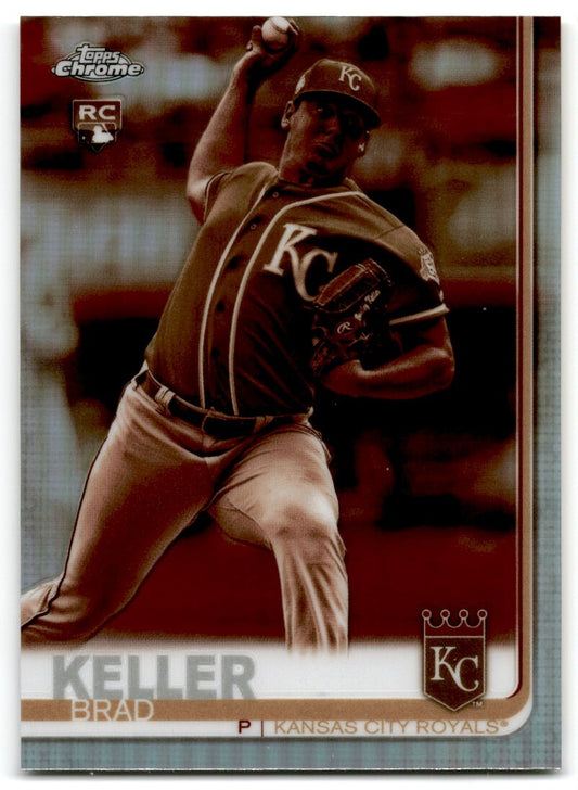 2020 Topps Chrome Sepia Refractor Brad Keller Kansas City Royals #54