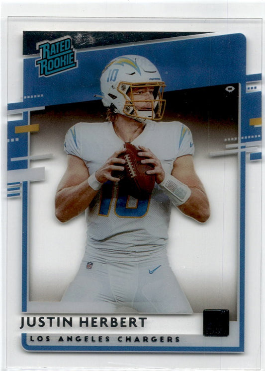 2020 Justin Herbert #RR-JH Justin Herbert RC Los Angeles Chargers