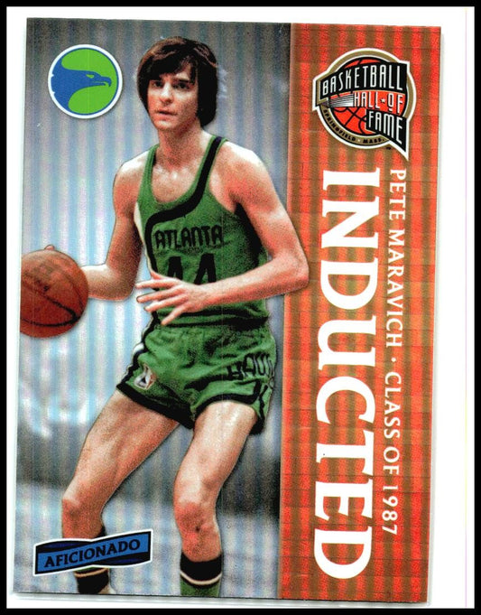 2016-17 Panini Aficionado #146 Pete Maravich Atlanta Hawks