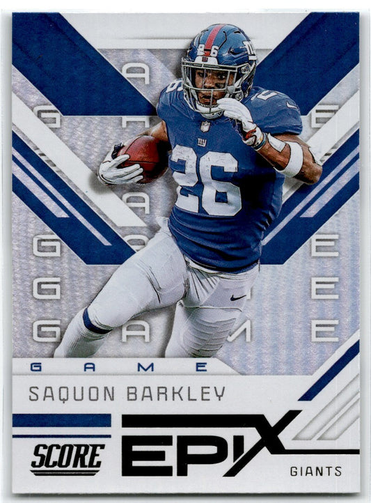 2019 Score Epix Game Saquon Barkley New York Giants #EG-8