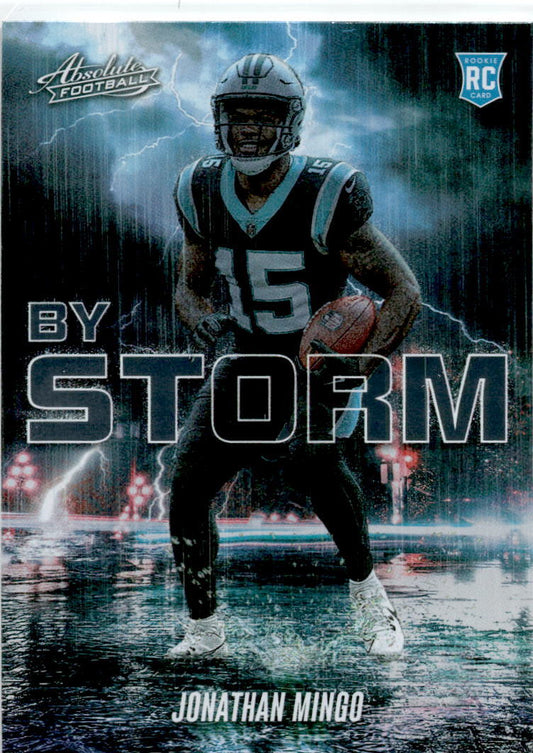 2023 Panini Absolute By the Storm #BST-17 Jonathan Mingo Carolina Panthers