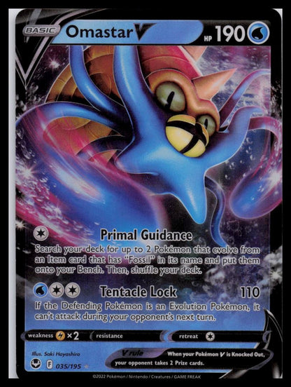 SWSH12: Silver Tempest #035/195 Omastar V