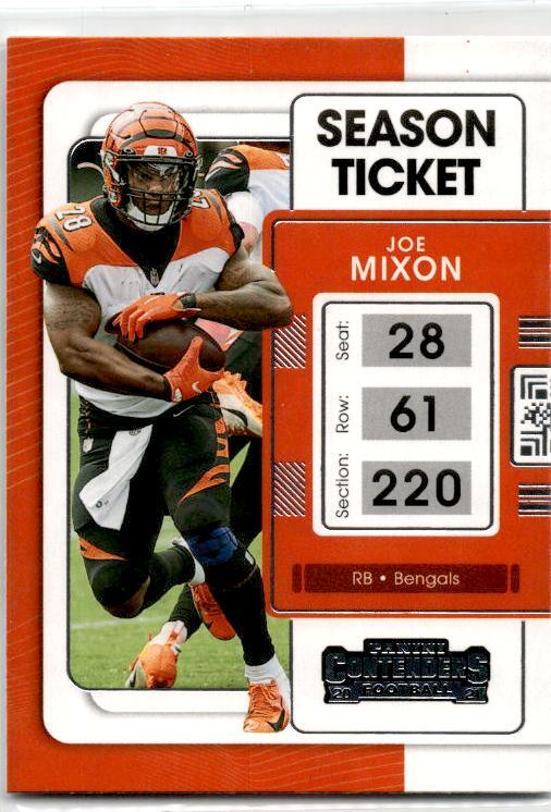 2021 Panini Contenders #21 Joe Mixon Cincinnati Bengals