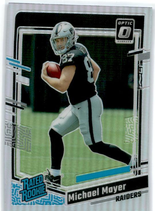 2023 Donruss Optic Holo #260 Michael Mayer Las Vegas Raiders
