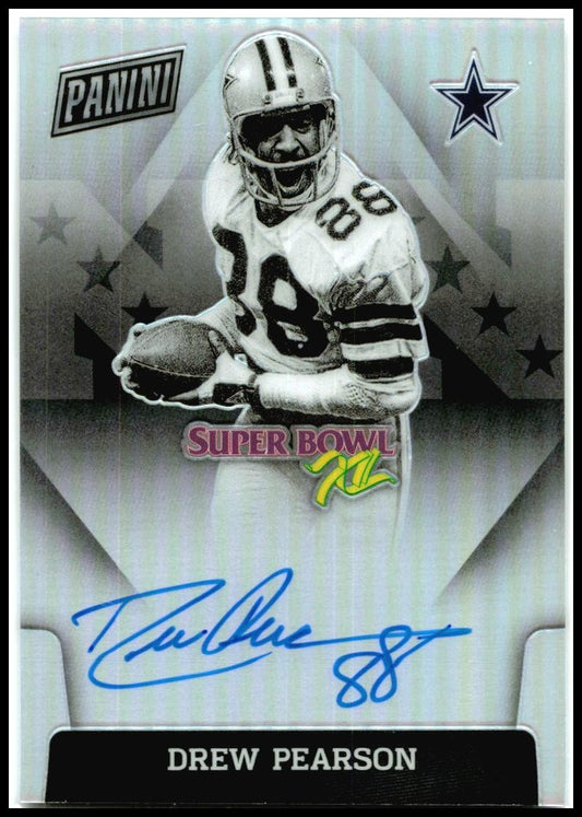 2020 Prizm Super Bowl Signatures Prizm #SBXII-DP Drew Pearson Auto Dallas