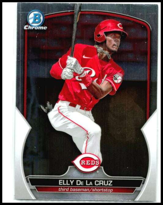 2023 Bowman Chrome Prospects #BCP-65 Elly De La Cruz Cincinnati Reds