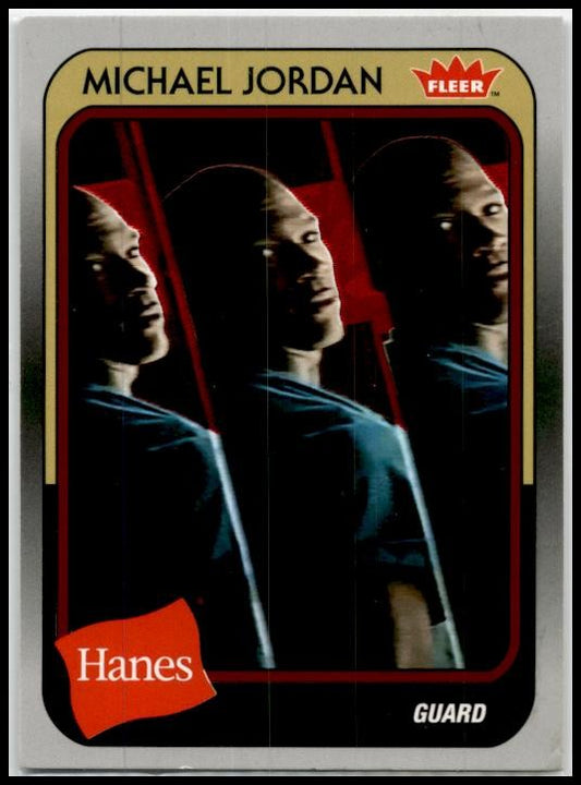 2018-19 Fleer Hanes Michael Jordan 30th Anniversary Red Foil #36 Michael Jordan