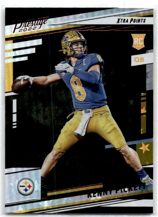 2022 Panini Prestige Xtra Points Astral #301 Kenny Pickett Rookie Steelers