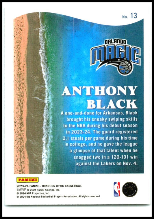 2023-24 Donruss Optic Splash #13 Anthony Black Orlando Magic