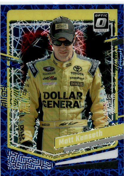 2024 Donruss Optic Racing Blue Velocity #74 Matt Kenseth