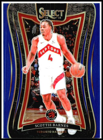 2024-25 Panini Select Blue #323 Scottie Barnes Toronto Raptors