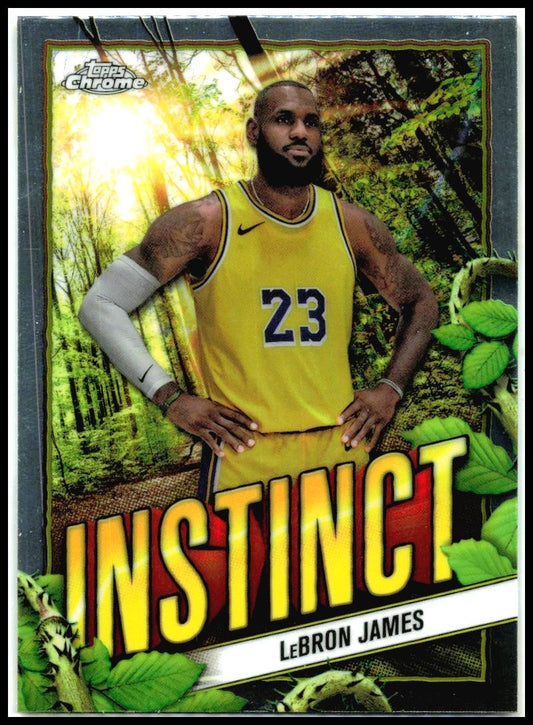 2024-25 Topps Chrome Instinct #INS-10 LeBron James Los Angeles Lakers