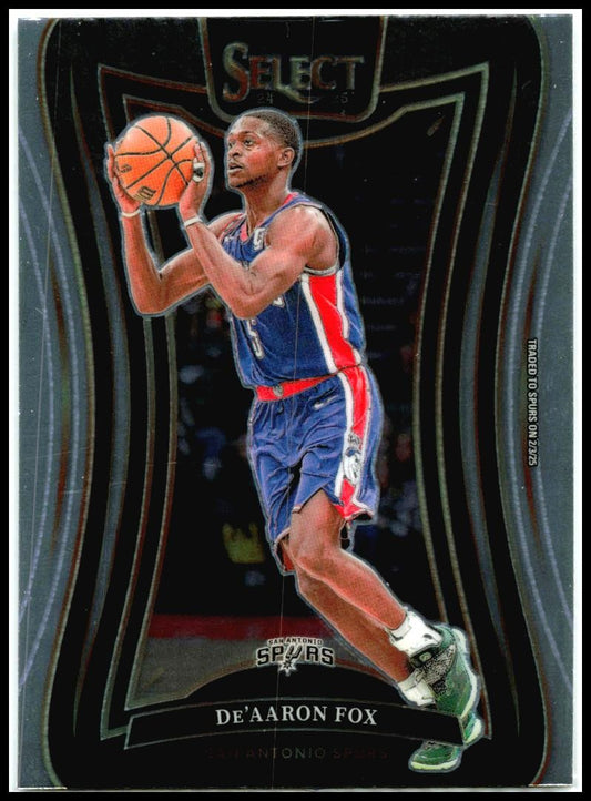 2024-25 Panini Select #336 De'Aaron Fox San Antonio Spurs