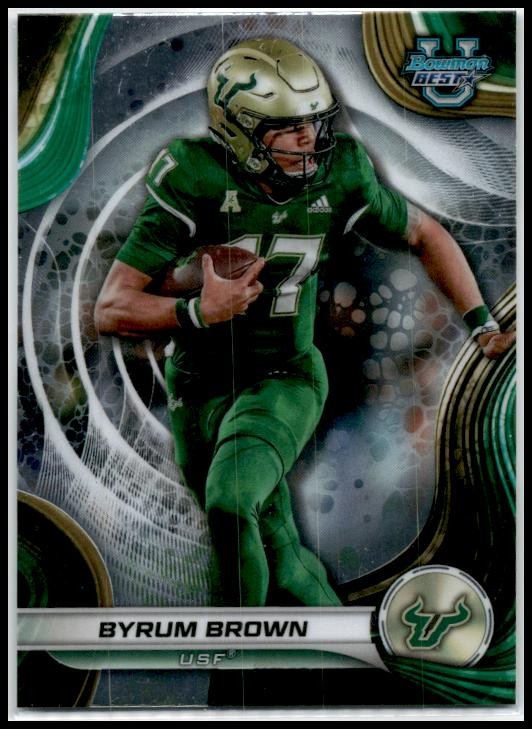2024 Bowman University Best #72 Byrum Brown South Florida Bulls