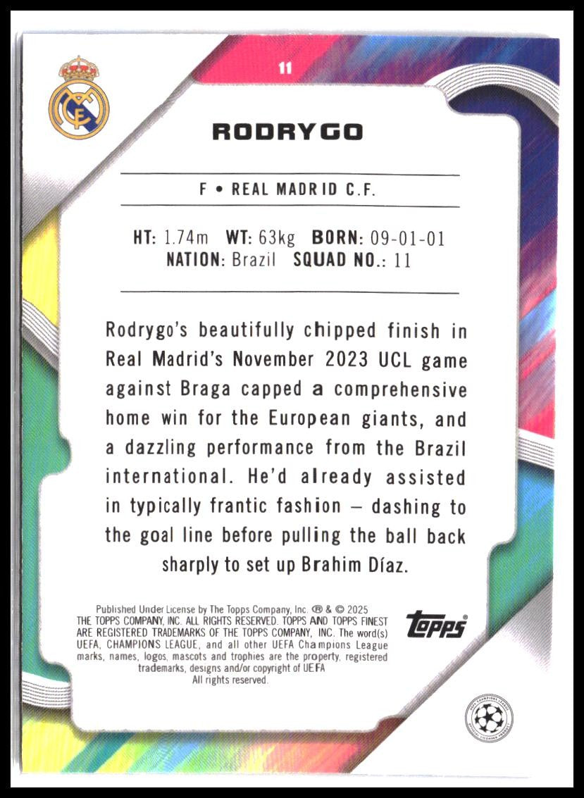 Rodrygo #11 2024-25 Finest UEFA Club Competitions