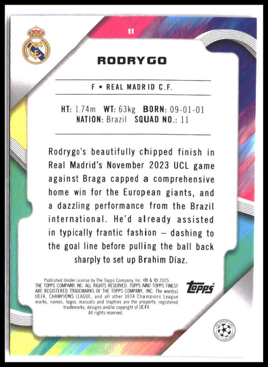 Rodrygo #11 2024-25 Finest UEFA Club Competitions