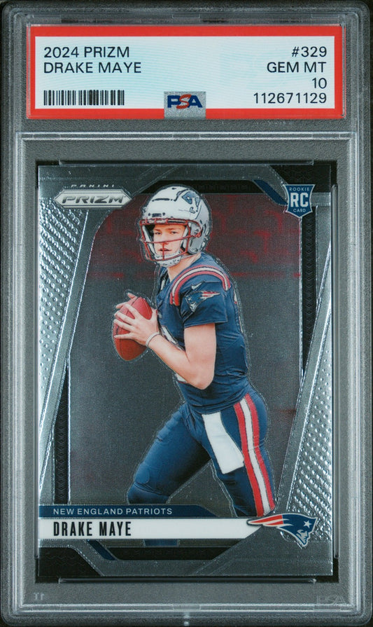 2024 Panini Prizm #329 Drake Maye