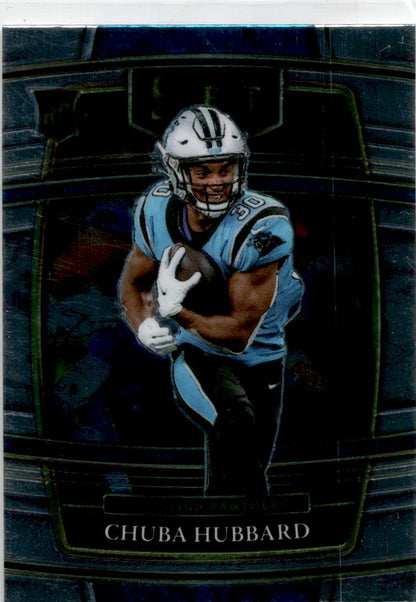 2021 Panini Select #76 Chuba Hubbard Rookie