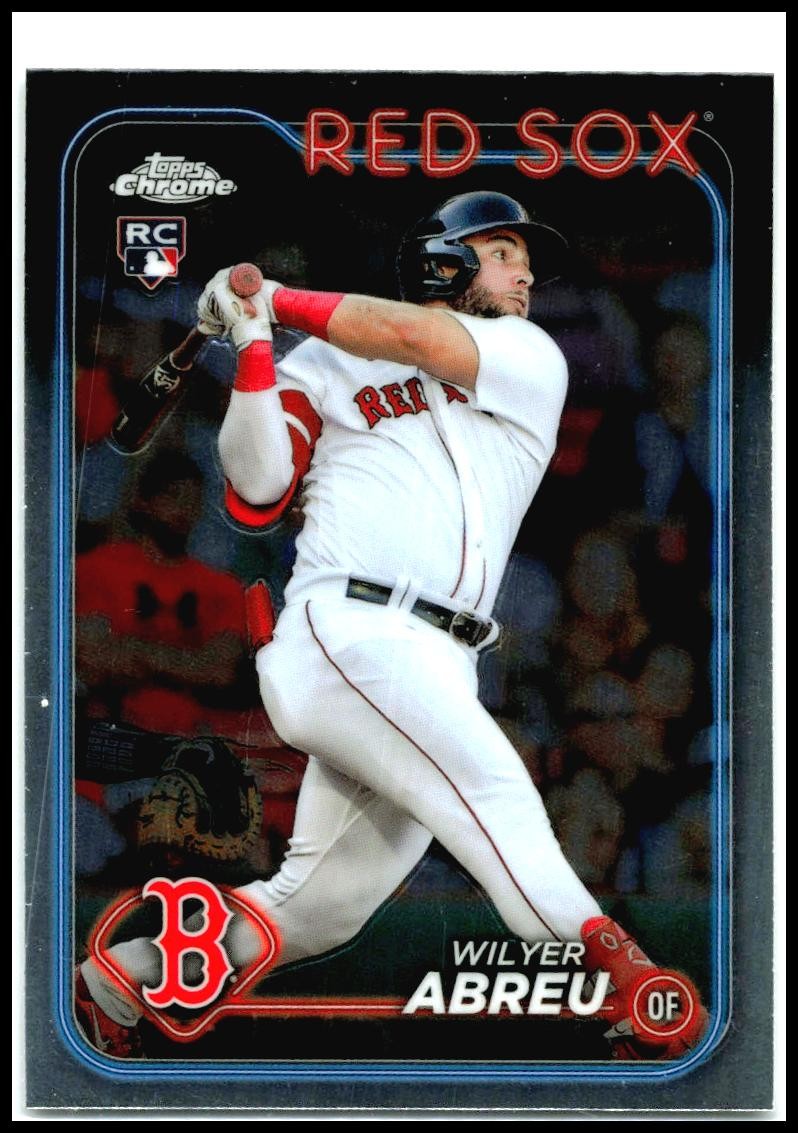 2024 Topps Chrome #165 Wilyer Abreu Rookie Boston Red Sox