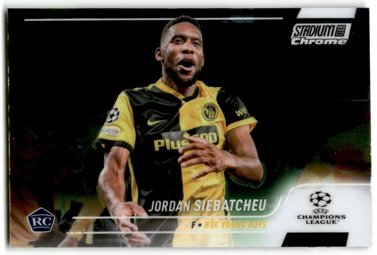 2022 Topps Stadium Club Chrome UCL Jordan Siebatcheu BSC Young Boys #70