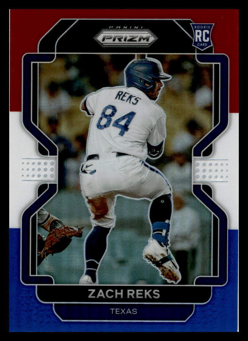 2022 Panini Prizm Red/White/Blue #116 Zach Reks