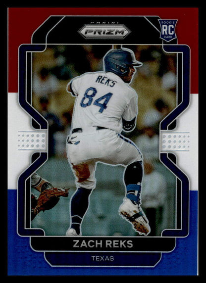 2022 Panini Prizm Red/White/Blue #116 Zach Reks