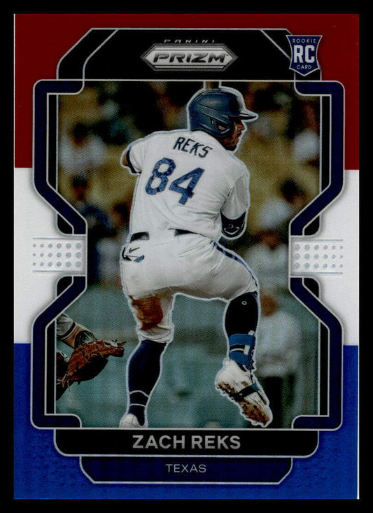 2022 Panini Prizm Red/White/Blue #116 Zach Reks