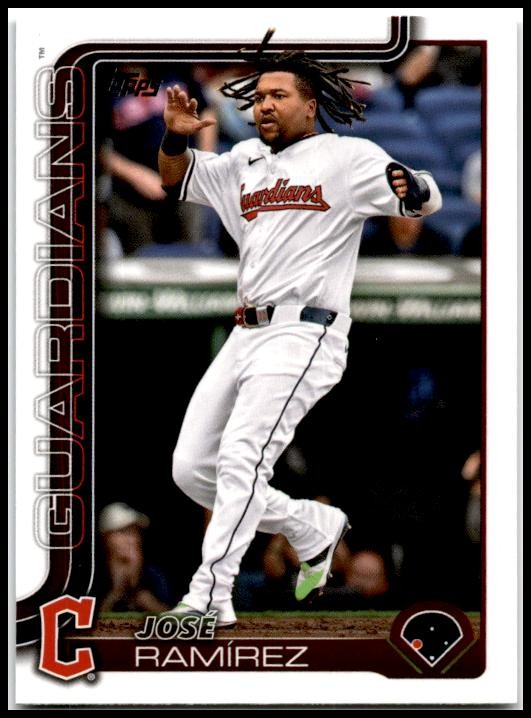 2025 Topps #77 José Ramírez Cleveland Guardians