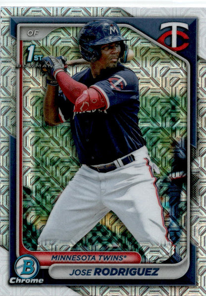 2024 Bowman Chrome Mega #BCP-71 Jose Rodriguez Minnesota Twins