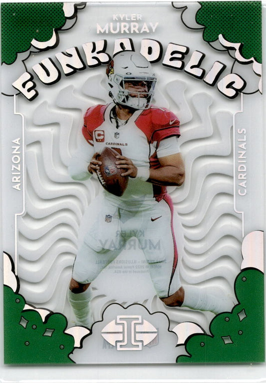 2022 Panini Illusions Funkadelic Emerald #F-3 Kyler Murray Arizona Cardinals