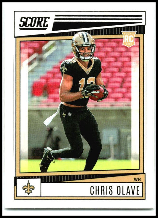 2022 Score #378 Chris Olave Rookie New Orleans Saints
