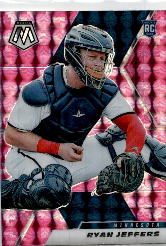2021 Panini Mosaic Pink Camo #269 Ryan Jeffers Minnesota Twins