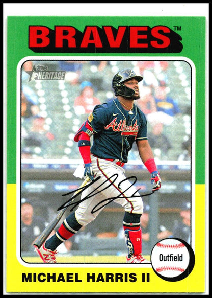 2024 Topps Heritage #416 Michael Harris II Atlanta Braves