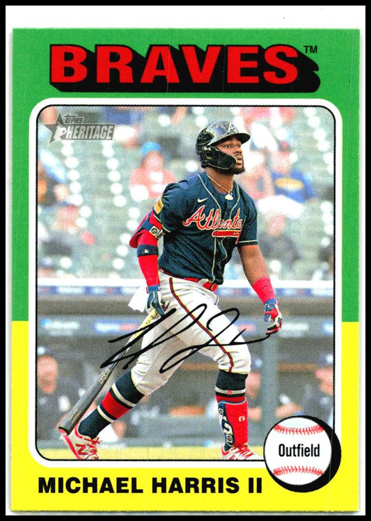 2024 Topps Heritage #416 Michael Harris II Atlanta Braves