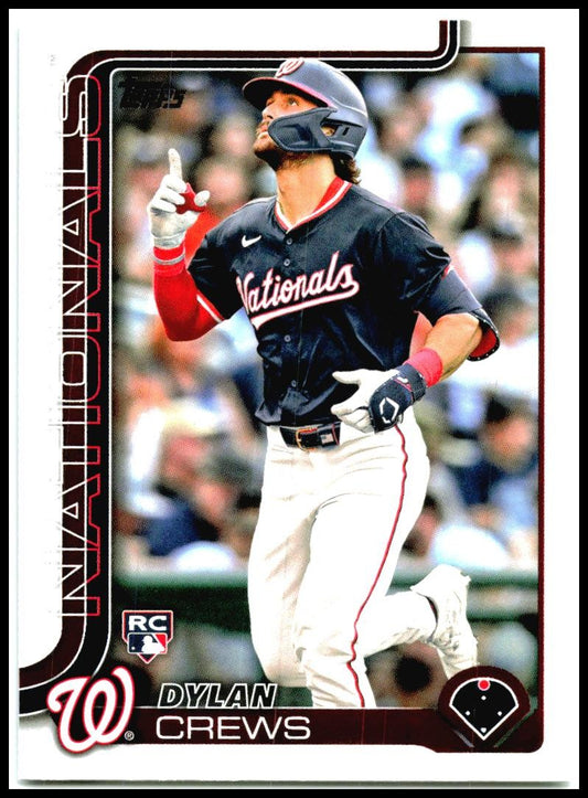2025 Topps #74 Dylan Crews Rookie Washington Nationals