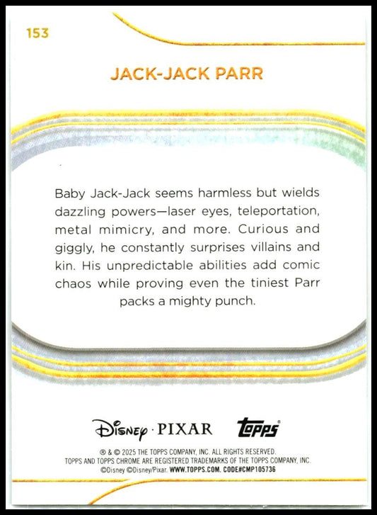 2025 Topps Chrome Disney Mini Diamonds # Jack-Jack Parr