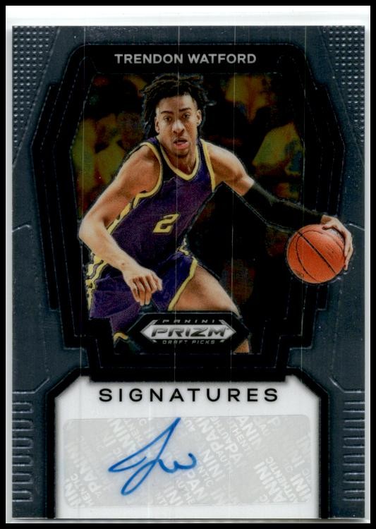 2024 Panini Prizm Draft Picks Signatures #S-TWF Trendon Watford Auto Nets