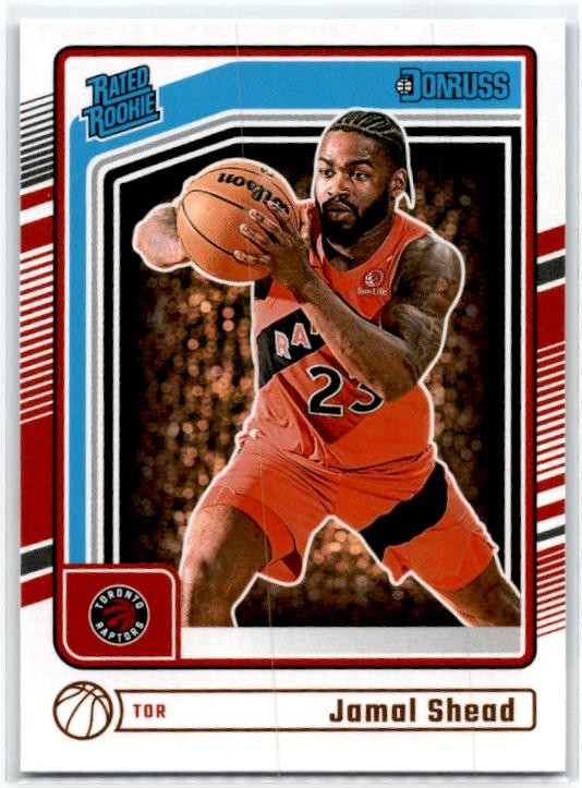 2024-25 Donruss #246 Jamal Shead Rookie Toronto Raptors