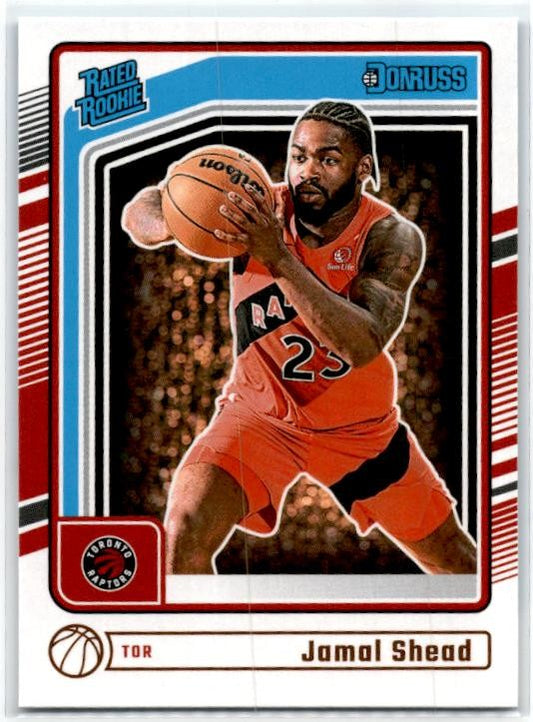 2024-25 Donruss #246 Jamal Shead Rookie Toronto Raptors